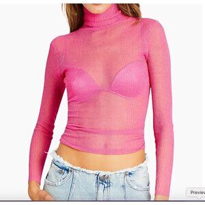 NEW SER.O.YA Piper Sweater Malibu Pink NWT - Size S